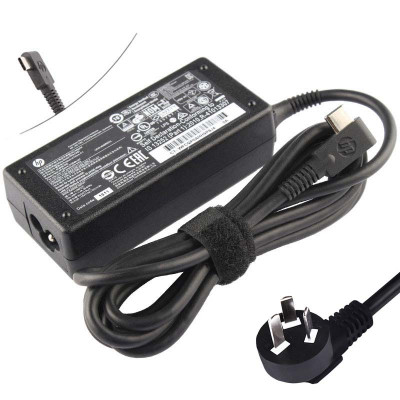 45W USB-C HP 12-a001cy N5S19UA AC Adapter Charger + Free Cord