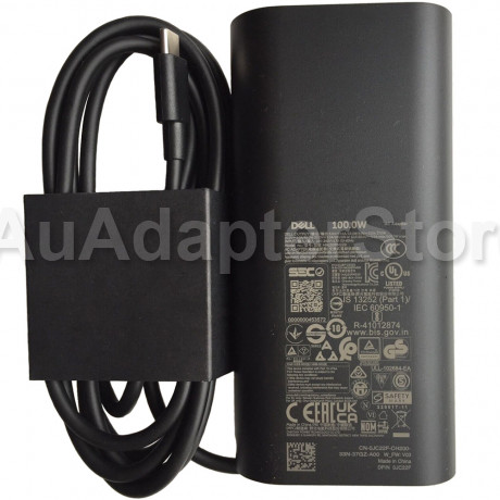 100W Dell Latitude 5540 P127F P127F001 charger USB-C + Power Cord