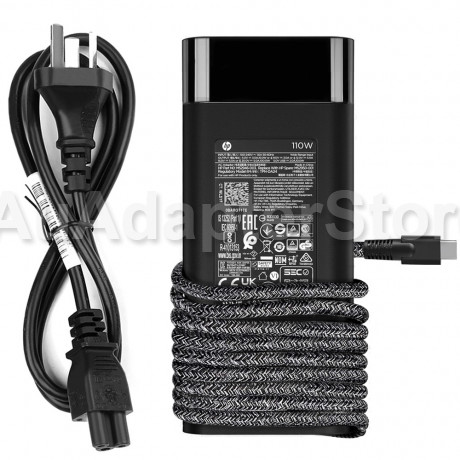 110WW USB-C AU plug HP Elite Dragonfly 13.5 inch G3 Notebook PC charger